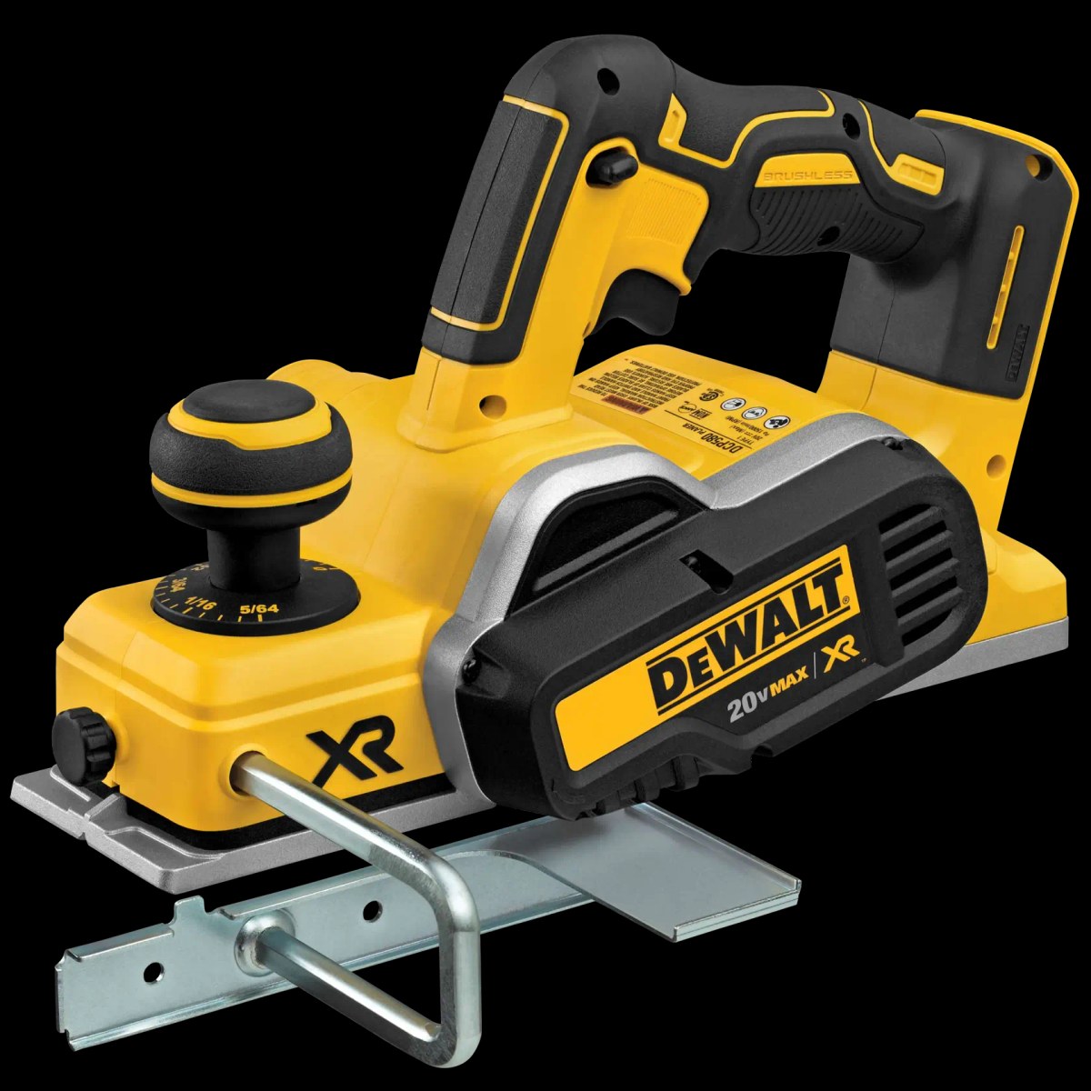 Plaina 20V MAX* Li-ion Brushless, sem Bateria e Carregador DeWalt — foto 2