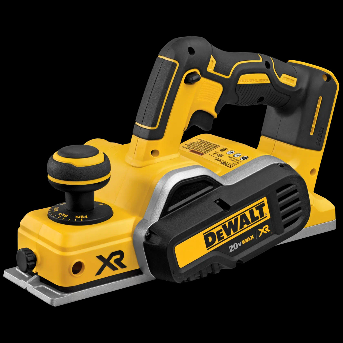 Plaina 20V MAX* Li-ion Brushless, sem Bateria e Carregador DeWalt