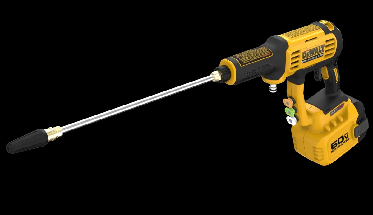 Lavadora de Pressão Portátil, Bateria 60V Flexvolt, 1000 Psi, Brushless, Função Autossucção, 2 Veloc DeWalt — foto 3