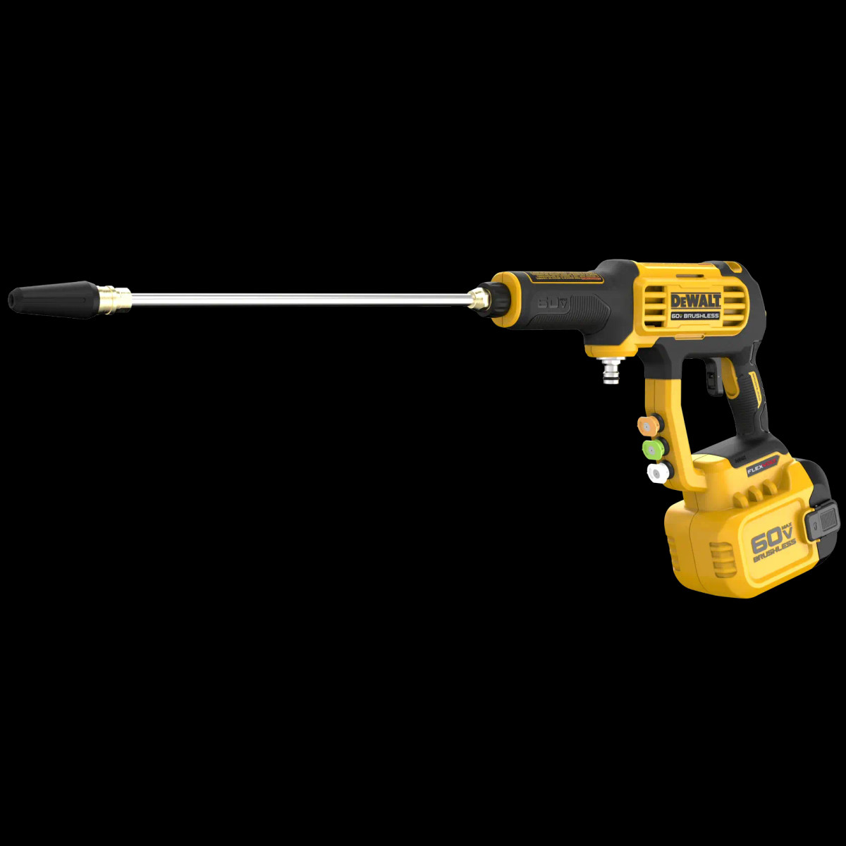 Lavadora de Pressão Portátil, Bateria 60V Flexvolt, 1000 Psi, Brushless, Função Autossucção, 2 Veloc DeWalt