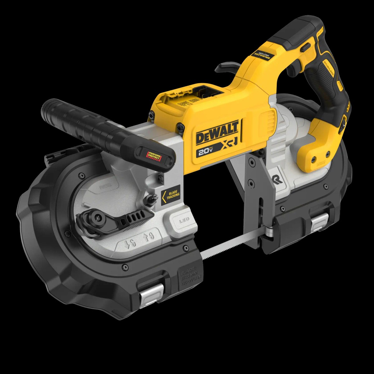 Serra de Fita 5" (127MM) de Interruptor Duplo de 20V MAX* Li-ion Brushless sem Bateria e Carregador DeWalt — foto 3