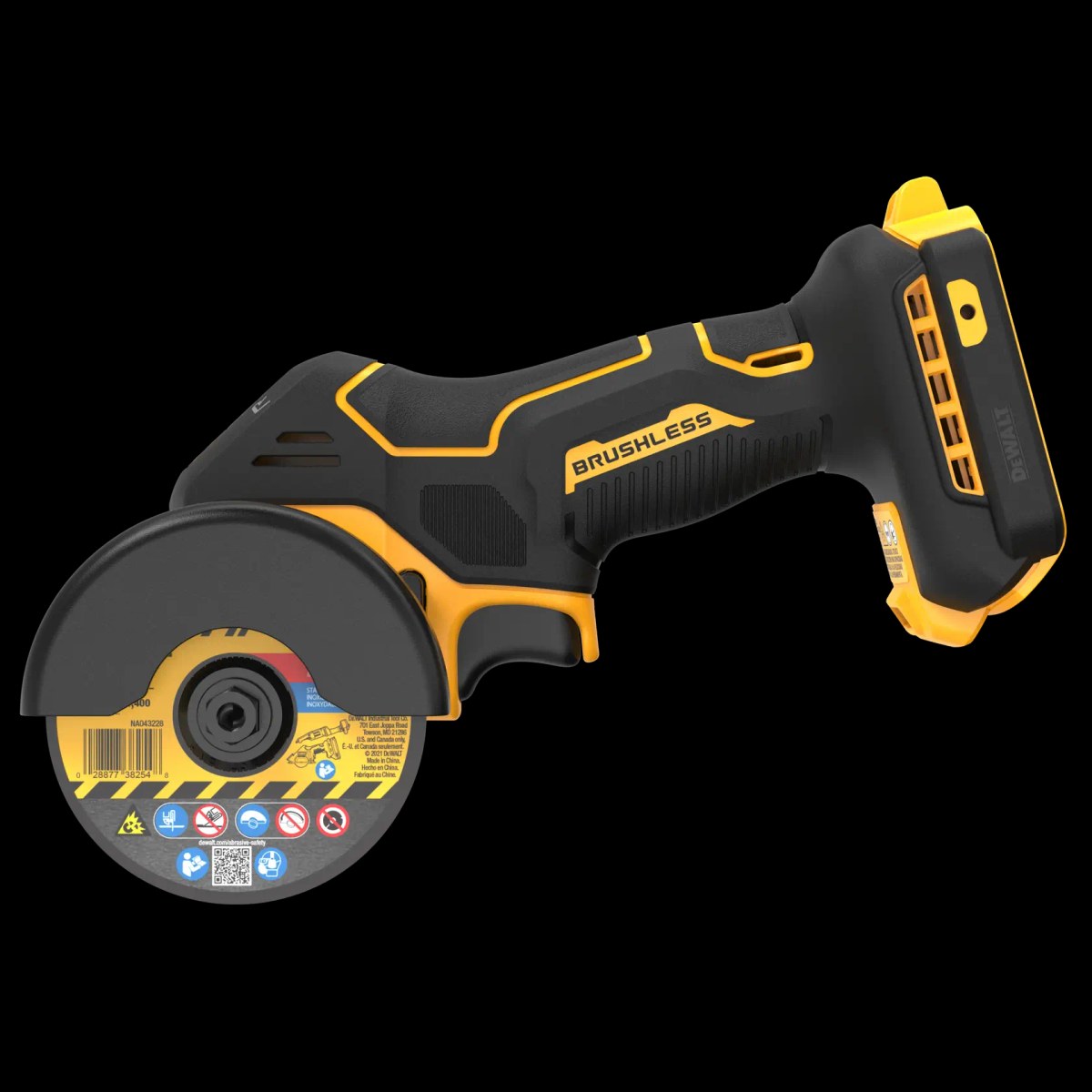 Recortadora para Acabamento 3" (76MM) 20V MAX* Li-ion Brushless sem Bateria e Carregador (1 Disco P DeWalt — foto 2