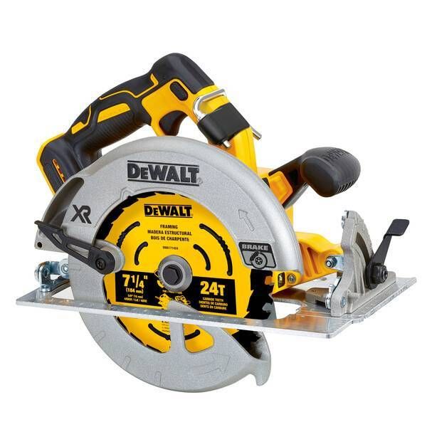Serra Circular 7-1/4” (184MM) 20V MAX* Li-ion Brushless sem Bateria e Carregador DeWalt