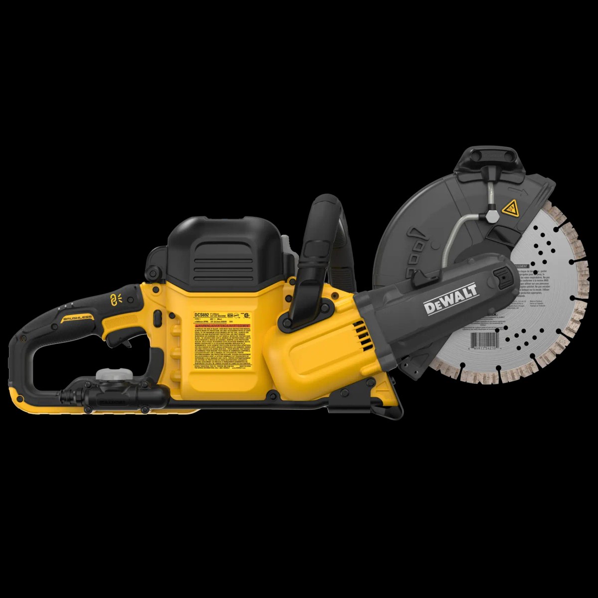 Cortadora de Concreto / Asfalto 60V MAX* Flexvolt Brushless sem Bateria e Carregador DeWalt — foto 4