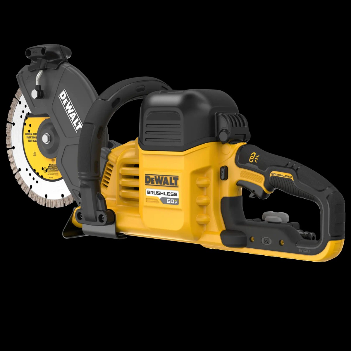 Cortadora de Concreto / Asfalto 60V MAX* Flexvolt Brushless sem Bateria e Carregador DeWalt — foto 5