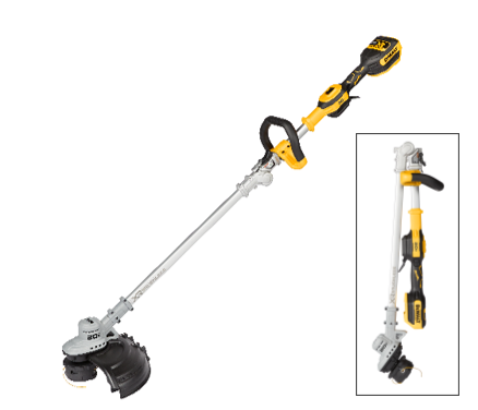 Aparador de Grama 20V MAX* Li-ion, Brushless, Dobrável, sem Bateria e Carregador DeWalt
