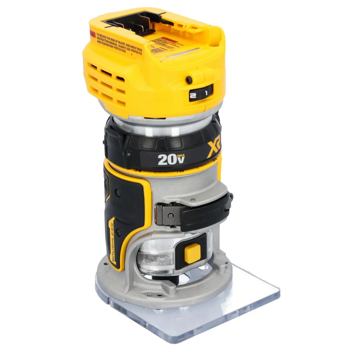 Tupia Compacta 20V MAX* Li-ion Brushless, sem Bateria e Carregador DeWalt — foto 3