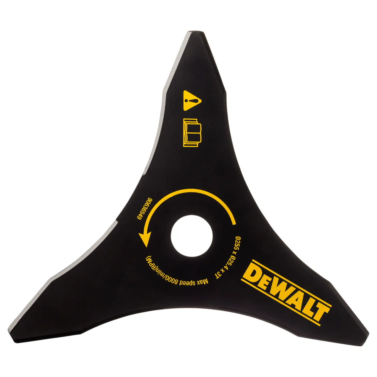 Lâmina de Corte com 3 Pontas (tri-blade), 25CM, para Roçadeira Mod. DCSB970BE, Dewalt DeWalt