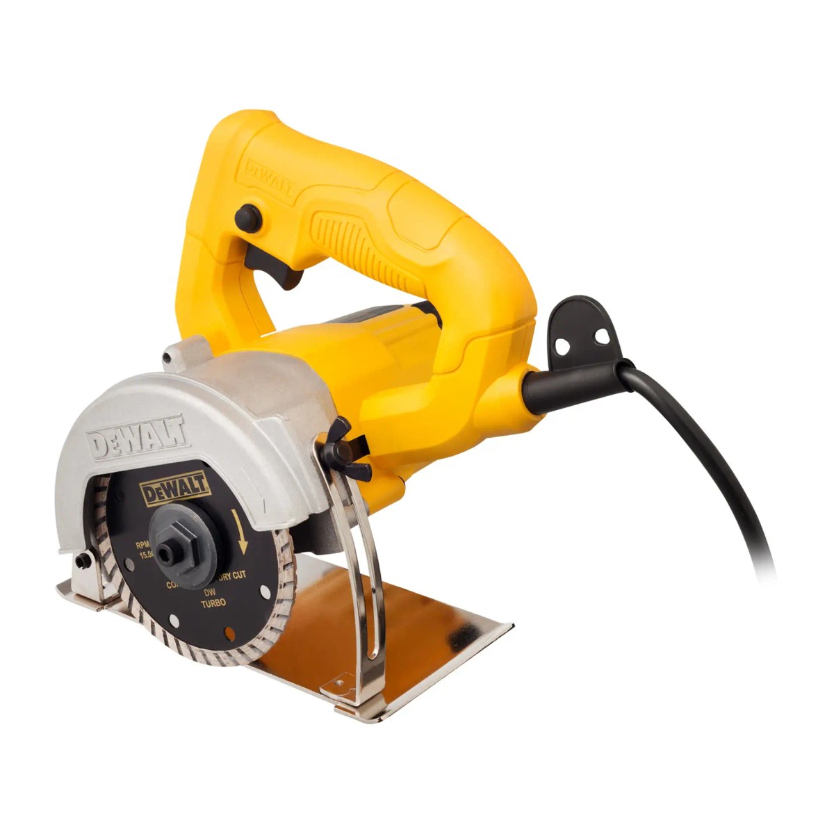 Serra Mármore 4 3/8" (125MM) 1.400W, 13.000 RPM, C/ 3 Disco Diamantados, 127V (nacional) DeWalt — foto 2