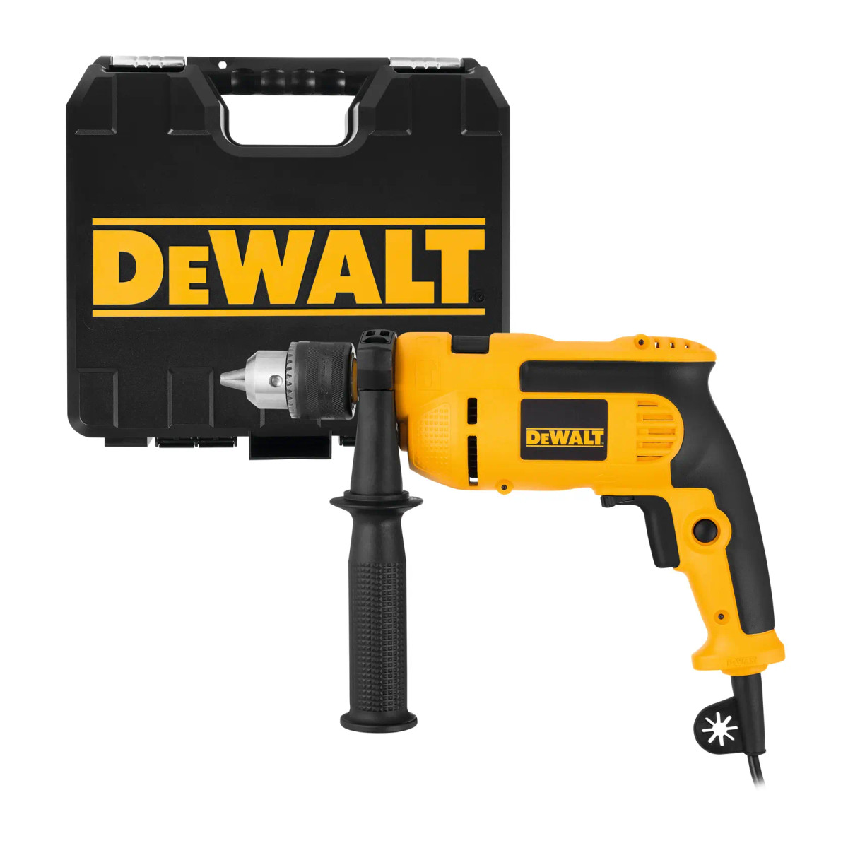 Furadeira de Impacto 1/2" (13MM) 750W, Velocidade Variável Reversível, C/ Maleta, 220V (nacional) DeWalt
