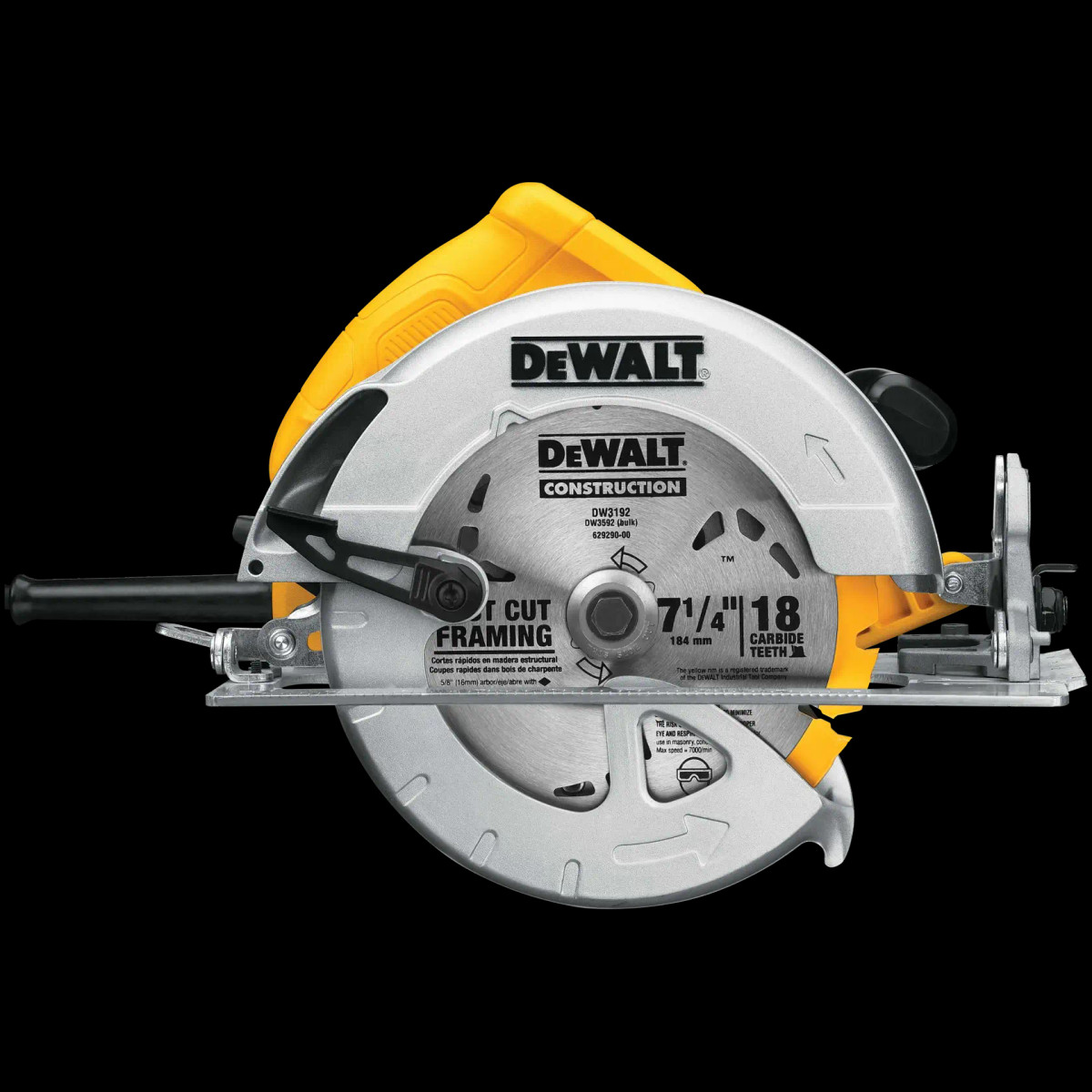 Serra Circular 7 1/4" (184MM) 1.800W, 5.200 RPM, C/ Disco Wídea 18D, 220V DeWalt