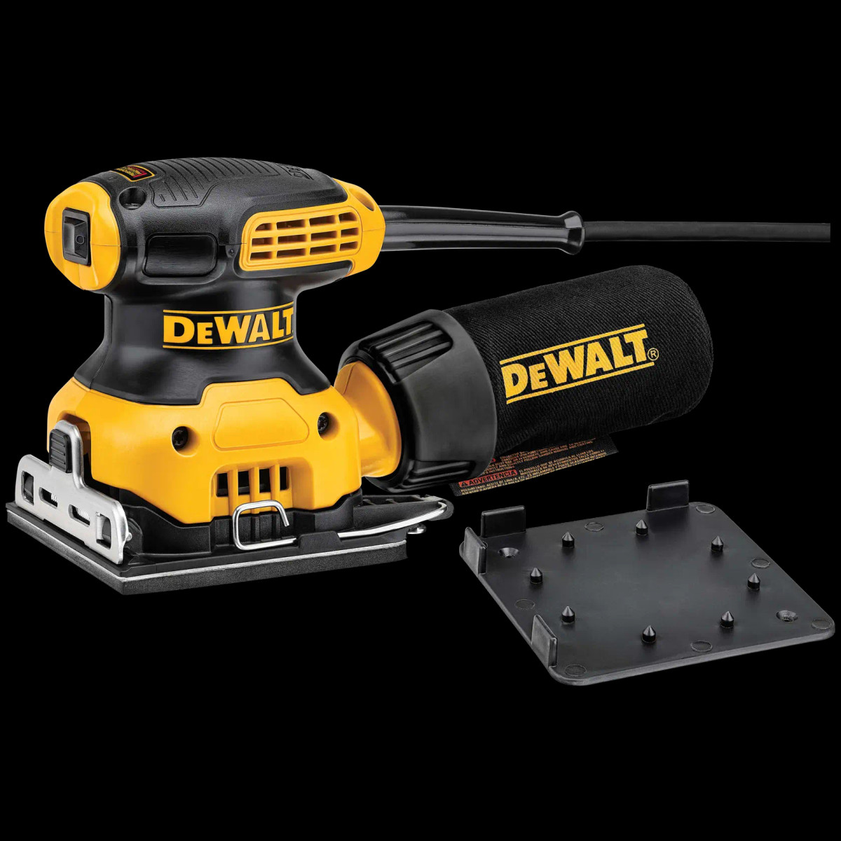 Lixadeira Orbital 1/4" de Folha, 230W, 220V (nacional) DeWalt