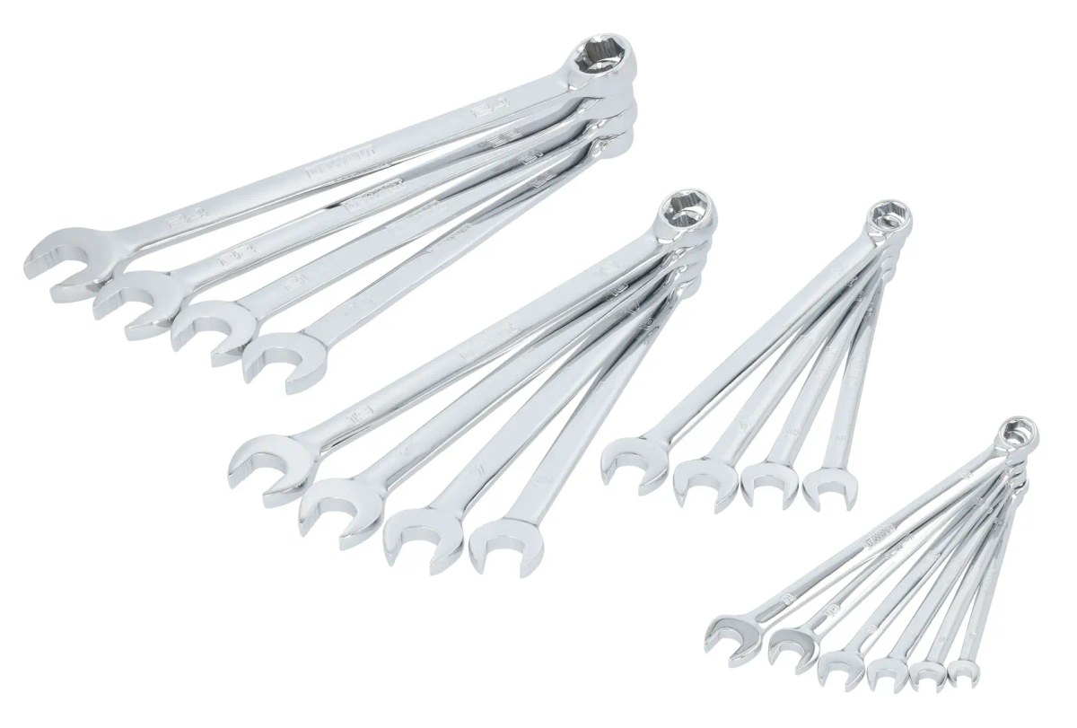 Jogo de Chaves Combinadas MM 18PCS (NOVO) DeWalt — foto 2