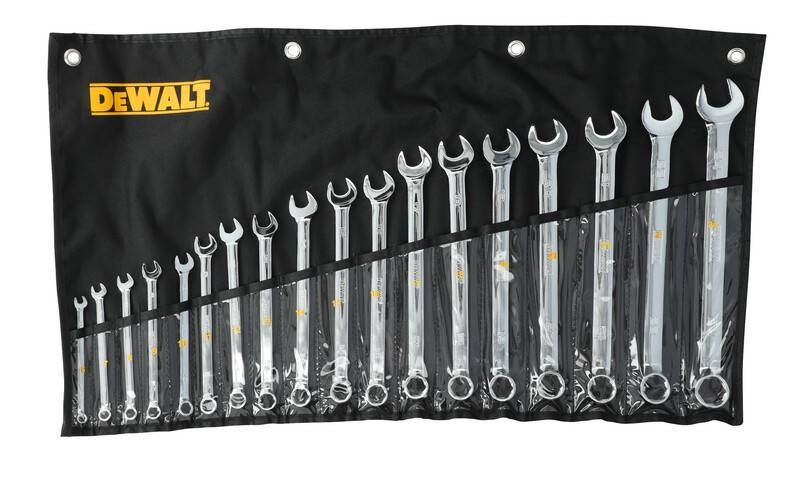 Jogo de Chaves Combinadas MM 18PCS (NOVO) DeWalt