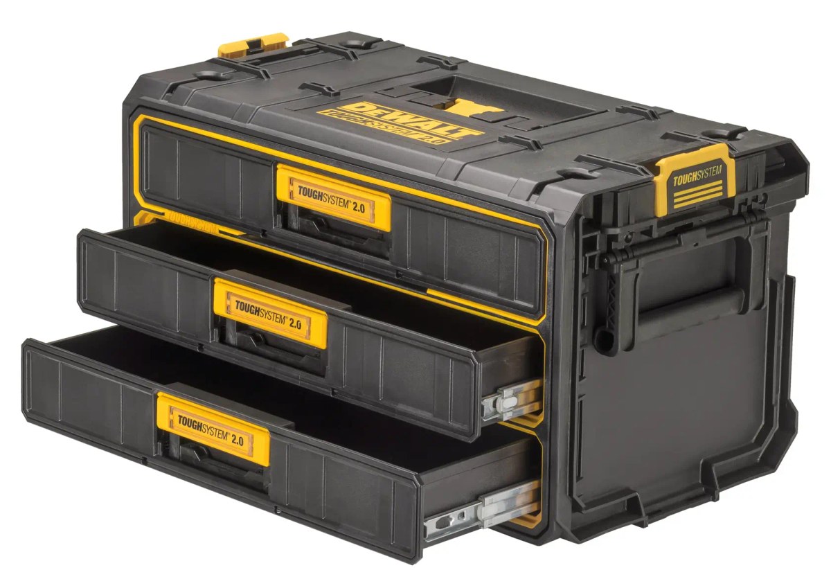Caixa Tipo Gaveta Tripla 32X55 Toughsystem 2.0 DeWalt — foto 4