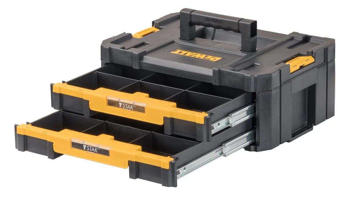 Organizador Tstak Nº 4 com Fecho Metálico Dewalt 16.5" — foto 2