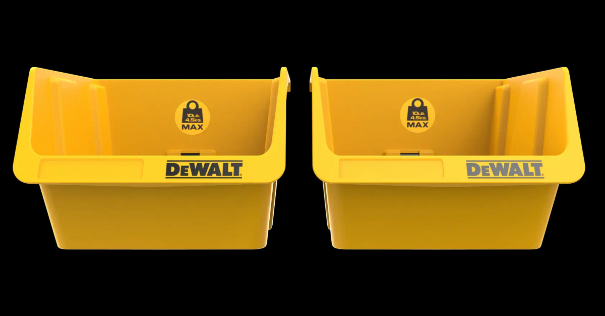 Caixas Plásticas - Pacote com 2 DeWalt
