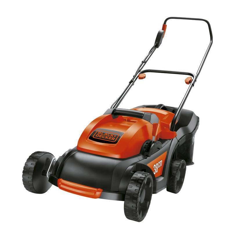 Cortador de Grama de Grama de 38CM 1.600 W com Coletor 45 Litros Motor Indução 127V Black+Decker