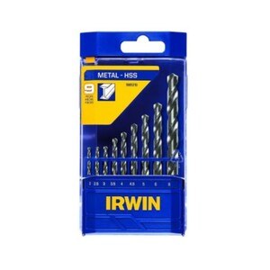 Conjunto de Broca para Aço 9 Peças Irwin