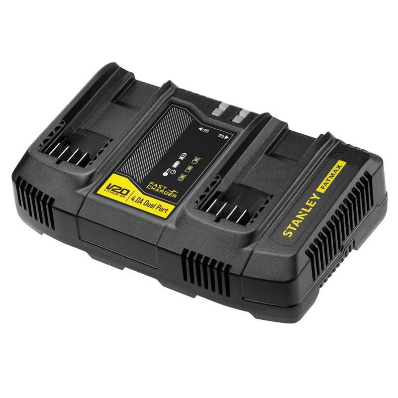 Carregador Duas Portas 20V MAX* (4AH) - Bivolt V20 Stanley