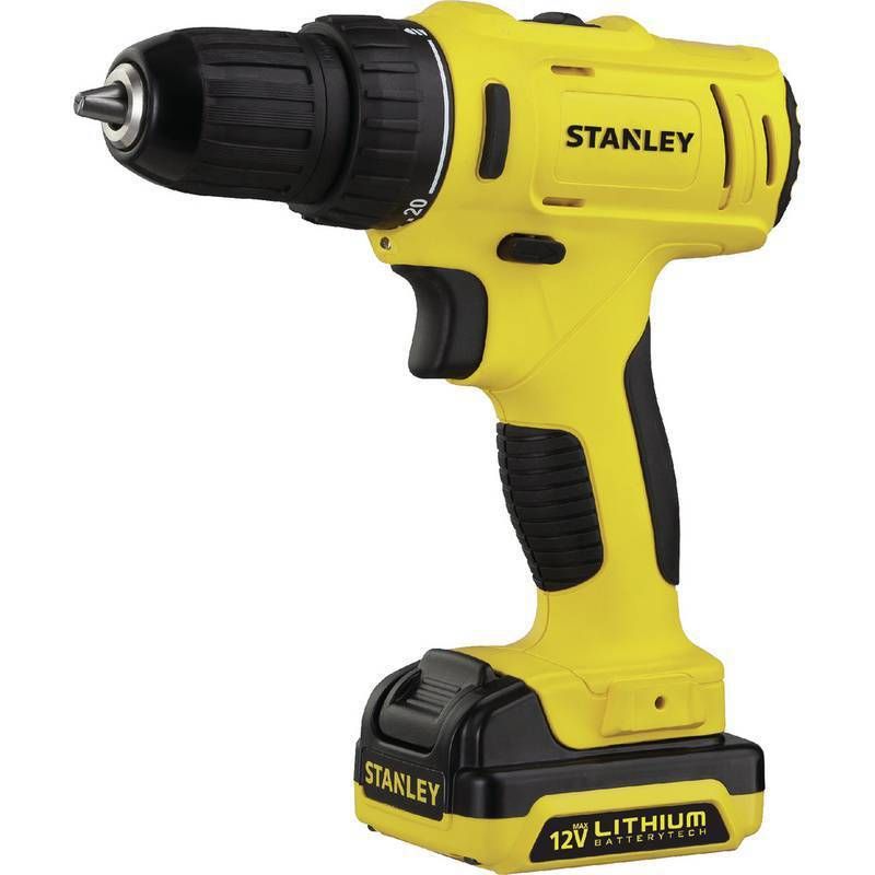 Parafusadeira/Furadeira 3/8" (10MM) 12V MAX* C/ 2 Baterias e Maleta Stanley