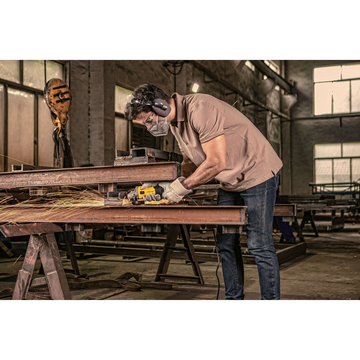 Esmerilhadeira Angular 4-1/2" - 750W - 127V - Slimline Stanley — foto 4