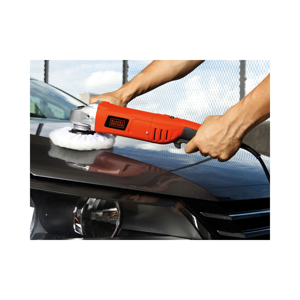 Politriz / Lixadeira 7" (180MM) 1.300W com Maleta e 3 Acessórios - 220V Black+Decker — foto 5
